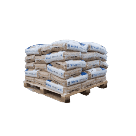 Demi-palette de granulés de bois ISKO - 35 sacs