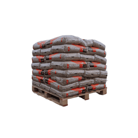Demi-palette de granulés de bois sacs Crépito