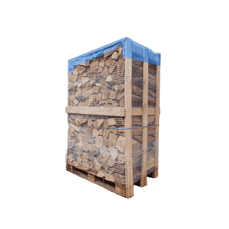 Palette de 2st de bois de chauffage sec séchoirs G1H1 - prêt à l'emploi - mélange feuillus